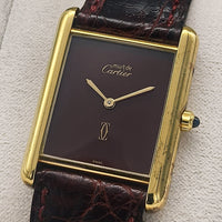 Cartier - must de cartier tank vermeil - unisex
