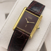 Cartier - must de cartier tank vermeil - unisex