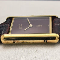 Cartier - must de cartier tank vermeil - unisex