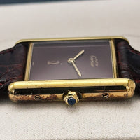 Cartier - must de cartier tank vermeil - unisex