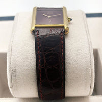 Cartier - must de cartier tank vermeil - unisex