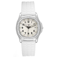 Patek philippe aquanaut acier cadran blanc