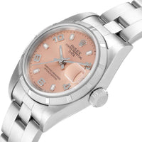Rolex date saumon