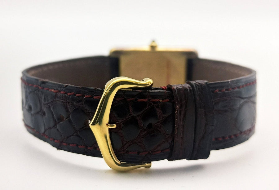 Cartier - must de cartier tank vermeil - unisex