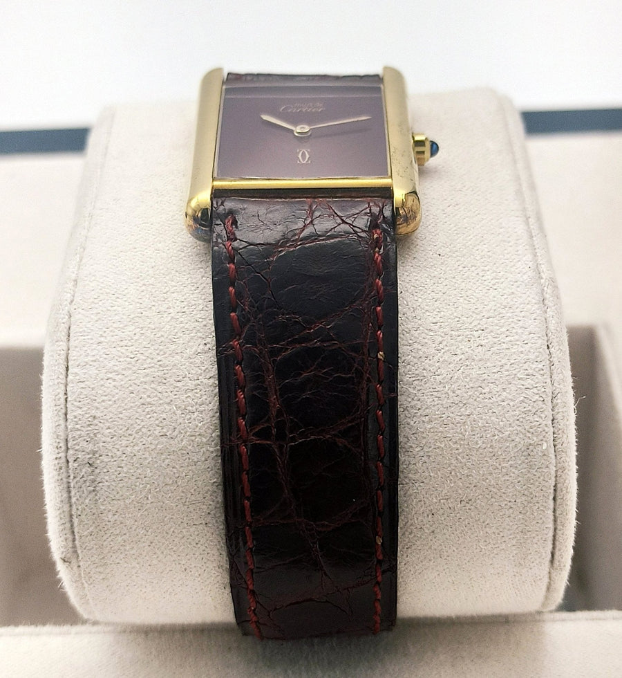 Cartier - must de cartier tank vermeil - unisex