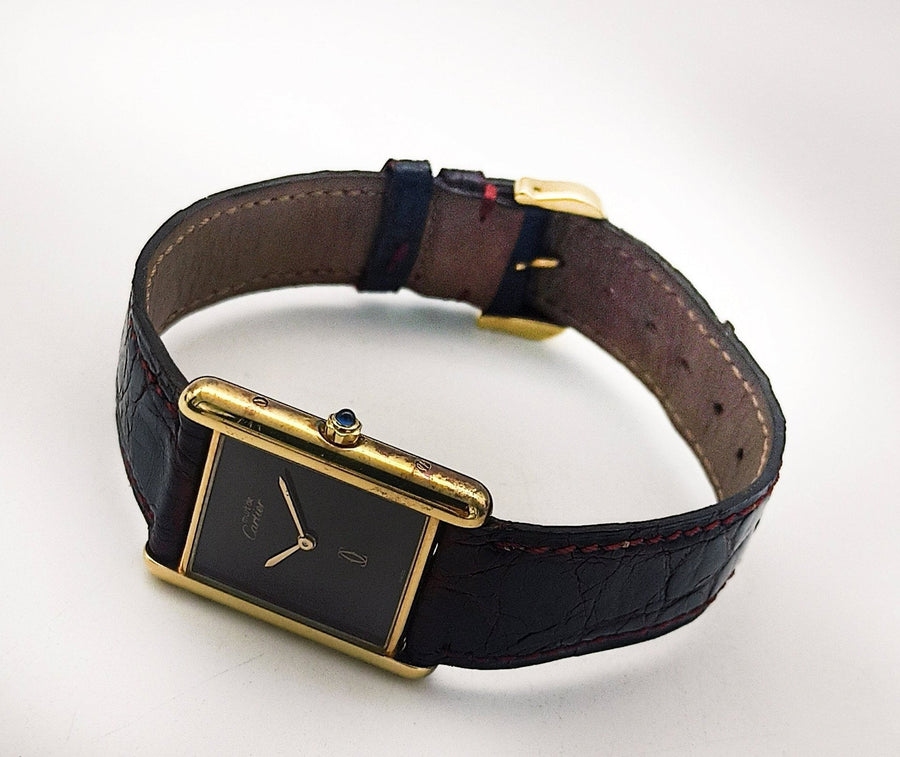 Cartier - must de cartier tank vermeil - unisex