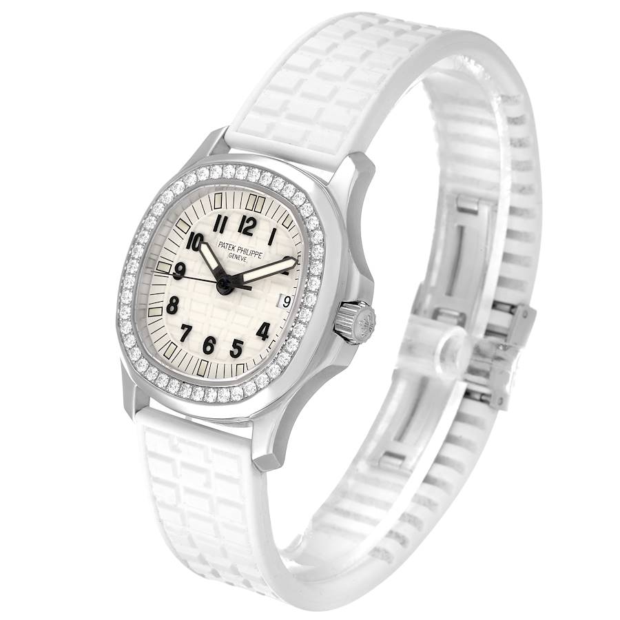 Patek philippe aquanaut acier cadran blanc