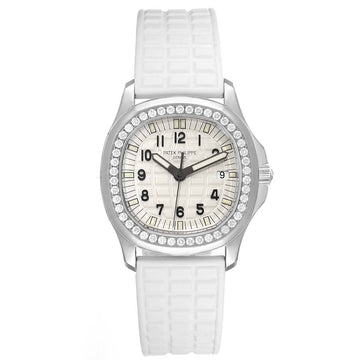 Patek philippe aquanaut acier cadran blanc