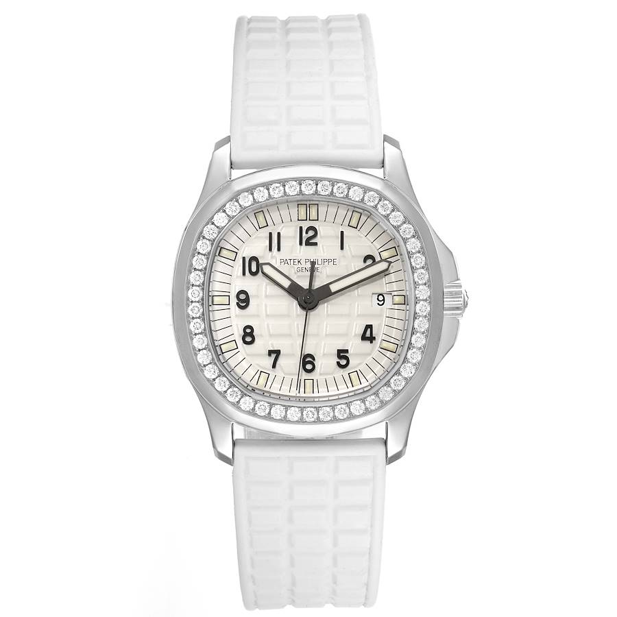 Patek philippe aquanaut acier cadran blanc