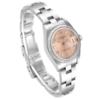 Rolex date saumon