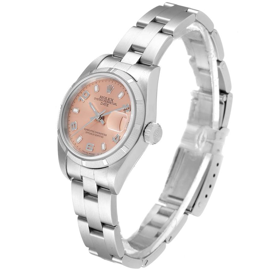 Rolex date saumon